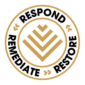 Lindstrom Restoration Logo Circle Respond Remediate Restore