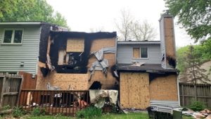 fire damage repair in lakeville mn