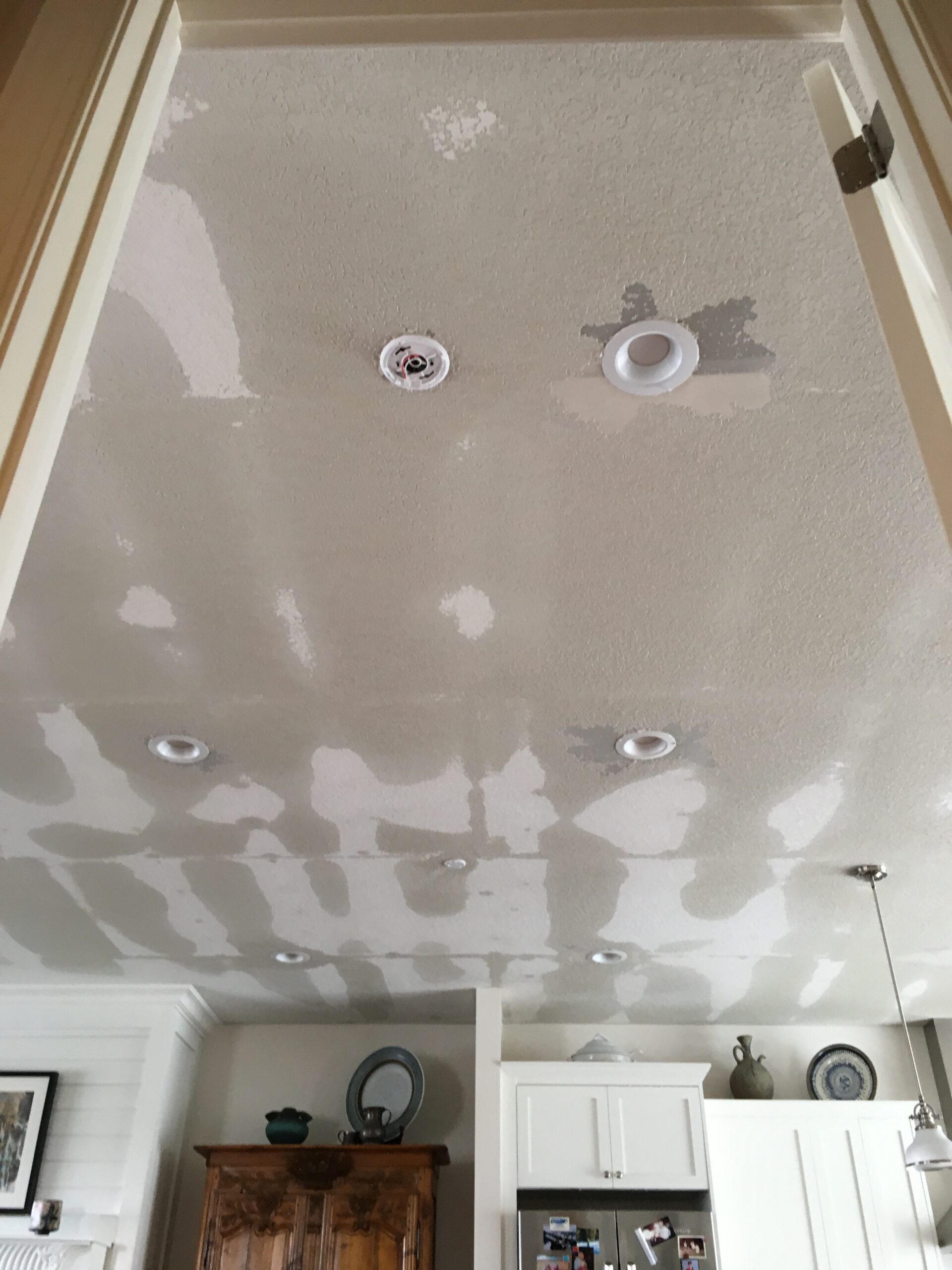 water stains on ceiling