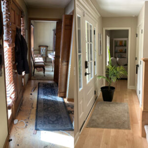 Before and After Fire Damage Restoration - entry